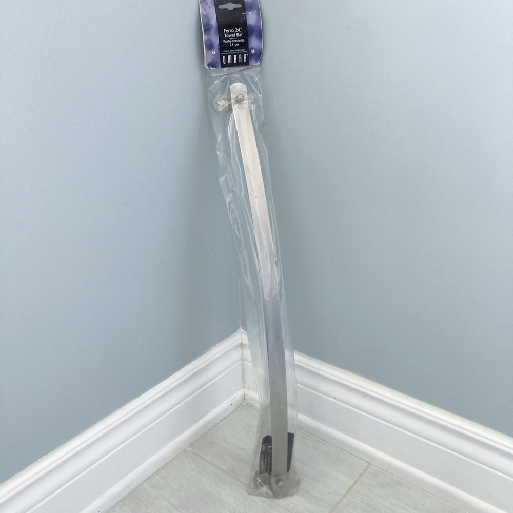 Brand New Umbra 24” Nickel brushed Towel Bar
